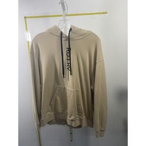 Rad / Rev Tan Pullover Hoodie XL Mens Graphic Sweatshirt Streetwear Sand